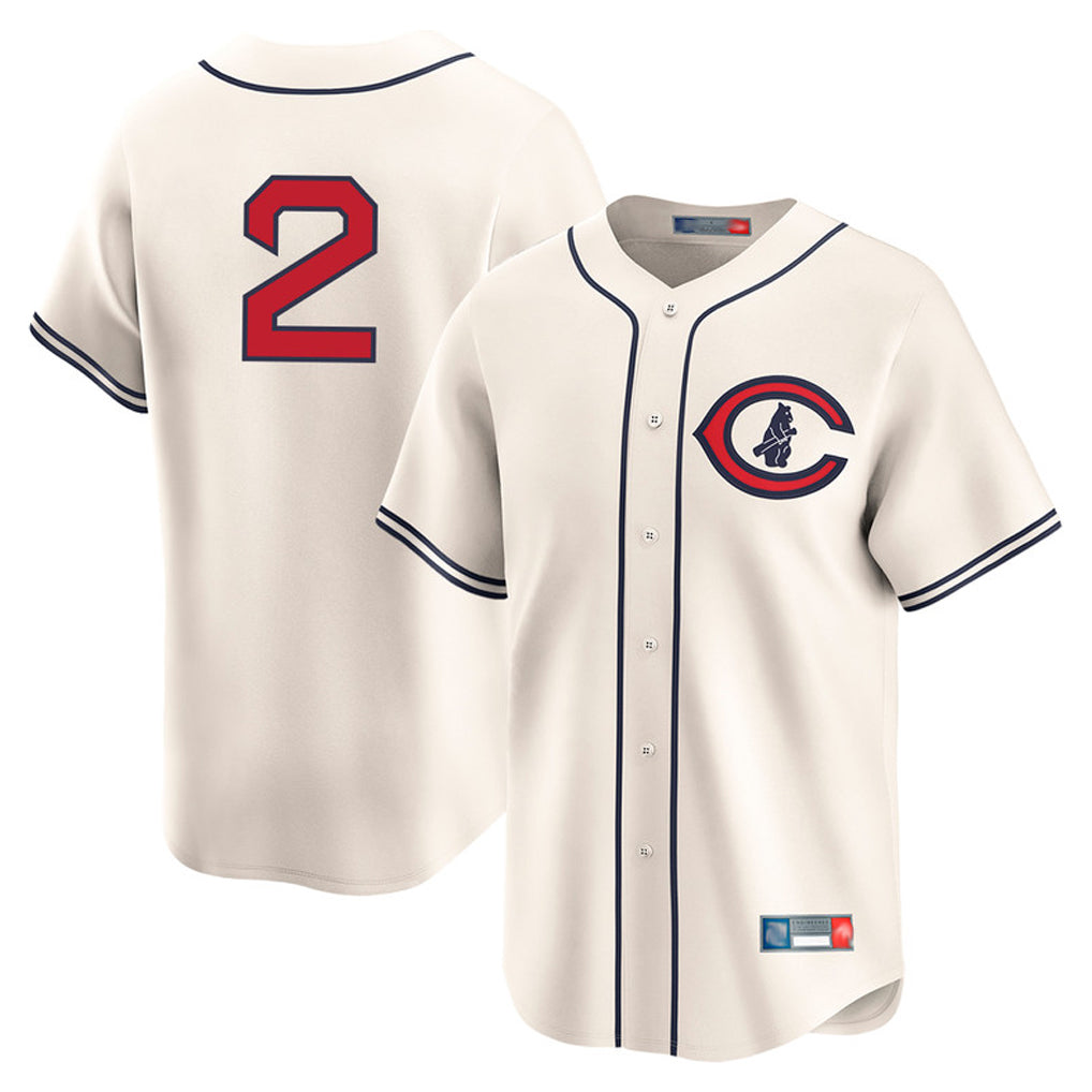 harde C.Cubs #2 Nico Hoerner Player Cream Field of Dreams Limited Home Game Stitched Jerseys