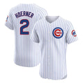 harde C.Cubs #2 Nico Hoerner Player White Limited Elite Home Game Stitched Jerseys