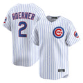 harde C.Cubs #2 Nico Hoerner Player White Limited Home Game Stitched Jerseys