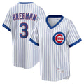 harde C.Cubs #3 Alex Bregman White T-shirt Cooperstown Collection Limited Stitched Jerseys