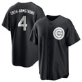 harde C.Cubs #4 Pete Crow-Armstrong Player Black Game Stitched Jerseys