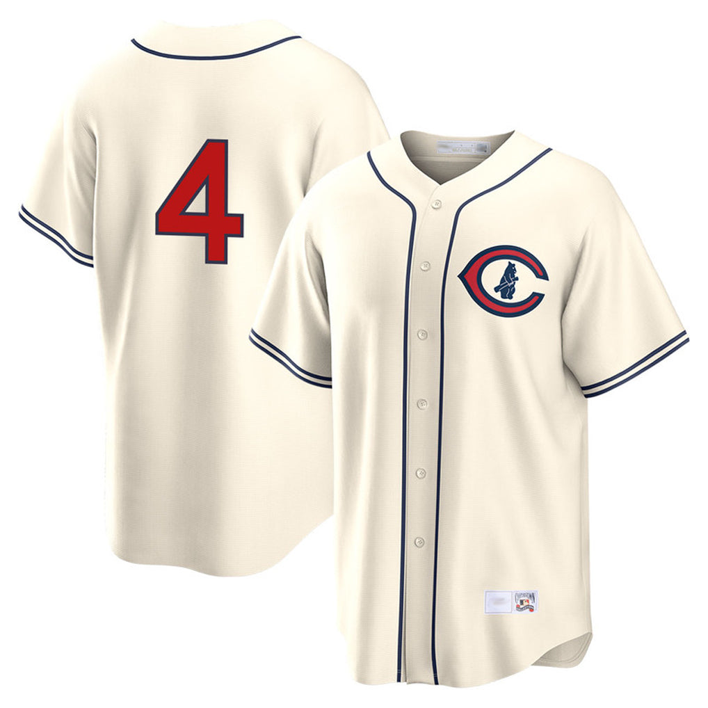 harde C.Cubs #4 Pete Crow-Armstrong Player Cream Field of Dreams Home Game Stitched Jerseys