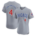 harde C.Cubs #4 Pete Crow-Armstrong Player Gray Road Limited Elite Home Stitched Jerseys