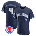harde C.Cubs #4 Pete Crow-Armstrong Player Navy City Connect 150th Anniversary Limited Elite Home Stitched Jerseys