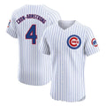 harde C.Cubs #4 Pete Crow-Armstrong Player White Limited Elite Home Game Stitched Jerseys