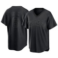 harde C.Cubs #6 Matt Shaw Player Black T-shirt Home Game Stitched Jerseys