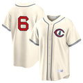 harde C.Cubs #6 Matt Shaw Player Cream Field of Dreams Home Game Stitched Jerseys