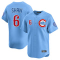 harde C.Cubs #6 Matt Shaw Player Light Blue Limited Home Stitched Jerseys
