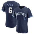 harde C.Cubs #6 Matt Shaw Player Navy City Connect Limited Elite Home Stitched Jerseys