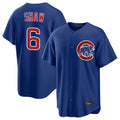 harde C.Cubs #6 Matt Shaw Player Royal Home Game Stitched Jerseys