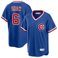 harde C.Cubs #6 Matt Shaw Player Royal T-shirt Cooperstown Collection Limited Stitched Jerseys