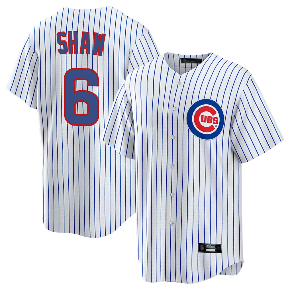 harde C.Cubs #6 Matt Shaw Player White Game Home Stitched Jerseys