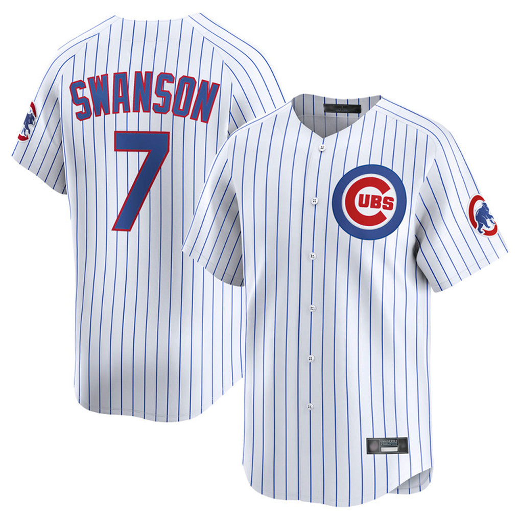 harde C.Cubs #7 Dansby Swanson Player Black Fashion Out 150th Anniversary Game Stitched Jerseys
