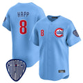 harde C.Cubs #8 Ian Happ Player Blue Vapor Premier Limited Home Stitched Jerseys