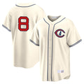 harde C.Cubs #8 Ian Happ Player Cream Field of Dreams Home Game Stitched Jerseys