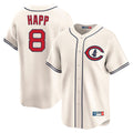 harde C.Cubs #8 Ian Happ Player Cream Field of Dreams Limited Home Game Stitched Jerseys