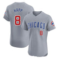 harde C.Cubs #8 Ian Happ Player Gray Road Limited Elite Home Stitched Jerseys