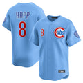 harde C.Cubs #8 Ian Happ Player Light Blue Limited Home Stitched Jerseys