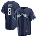 harde C.Cubs #8 Ian Happ Player Navy City Connect Home Game Stitched Jerseys