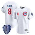 harde C.Cubs #8 Ian Happ Player White Vapor Premier Limited Home Stitched Jerseys