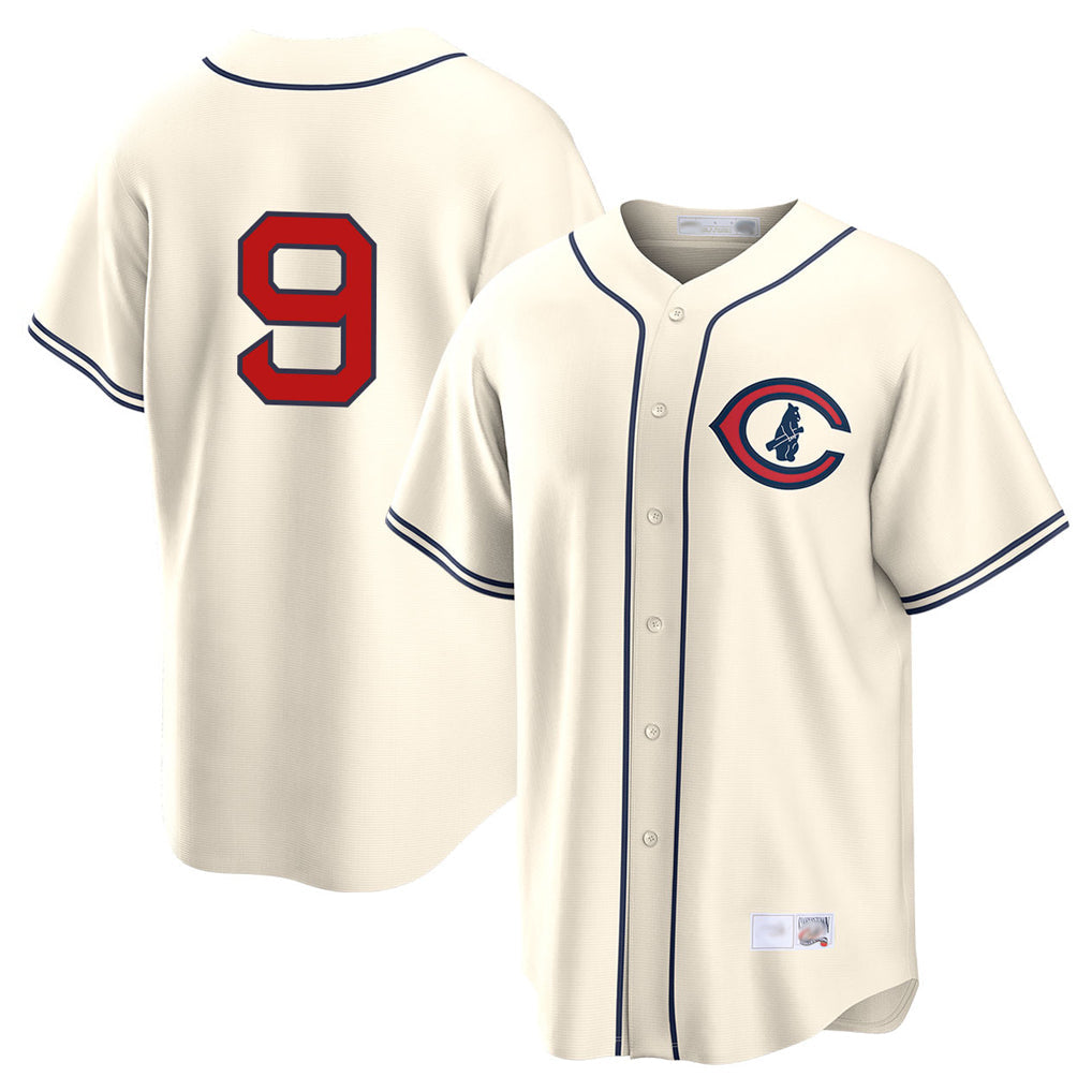 harde C.Cubs #9 Miguel Amaya Player Cream Field of Dreams Home Game Stitched Jerseys