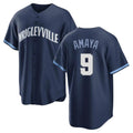 harde C.Cubs #9 Miguel Amaya Player Navy City Connect Home Game Stitched Jerseys