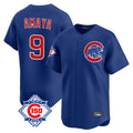 harde C.Cubs #9 Miguel Amaya Player Royal 150th Anniversary Limited Home Stitched Jerseys