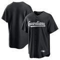 harde C.Guardians Black Home Game Blank Player Stitched Jerseys