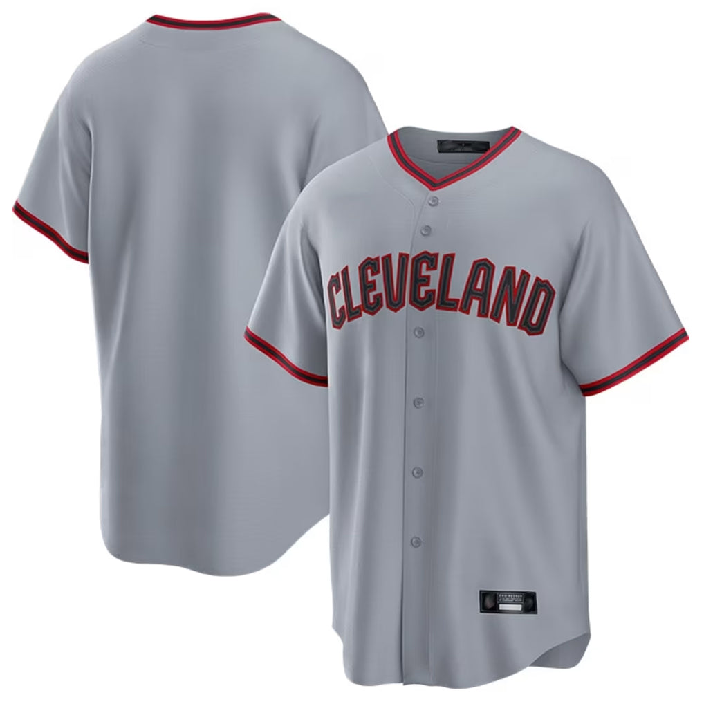 harde C.Guardians Gray Home Game Blank Player Stitched Jerseys