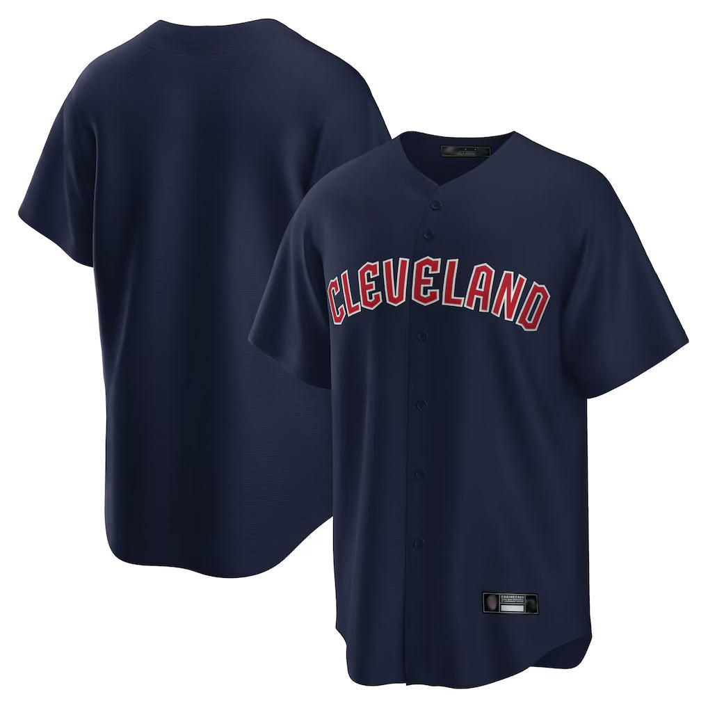 harde C.Guardians Navy Game Home Blank Player Stitched Jerseys