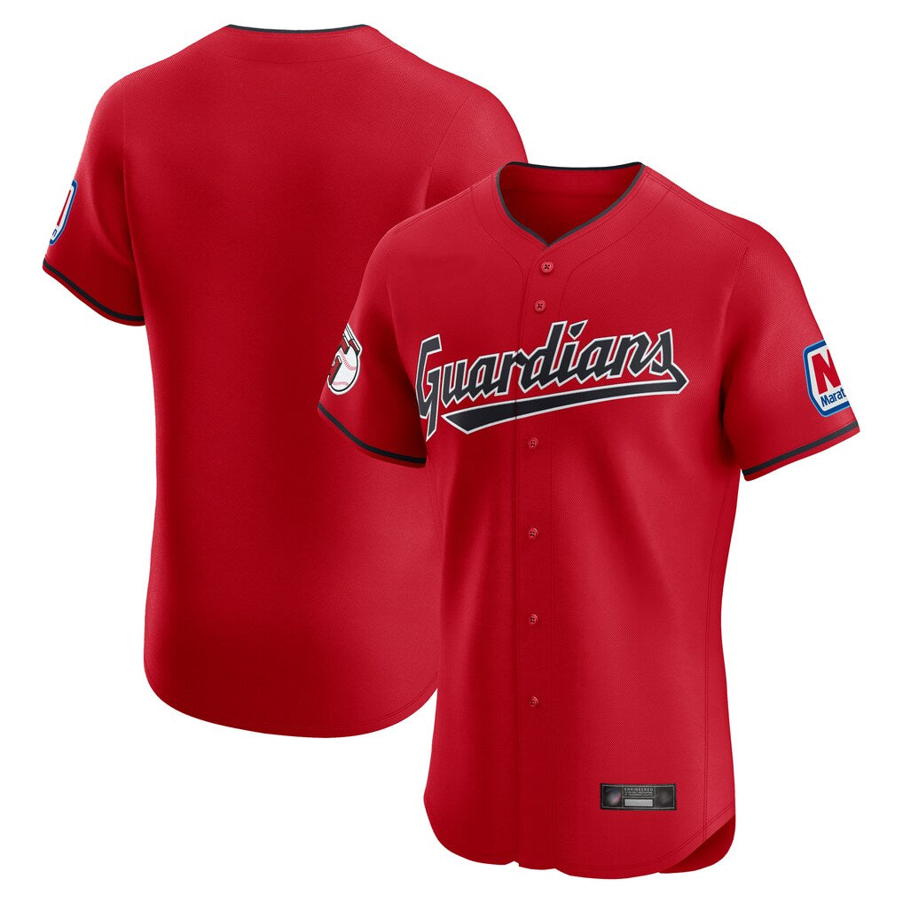 harde C.Guardians Red Limited Elite Home Blank Player Stitched Jerseys