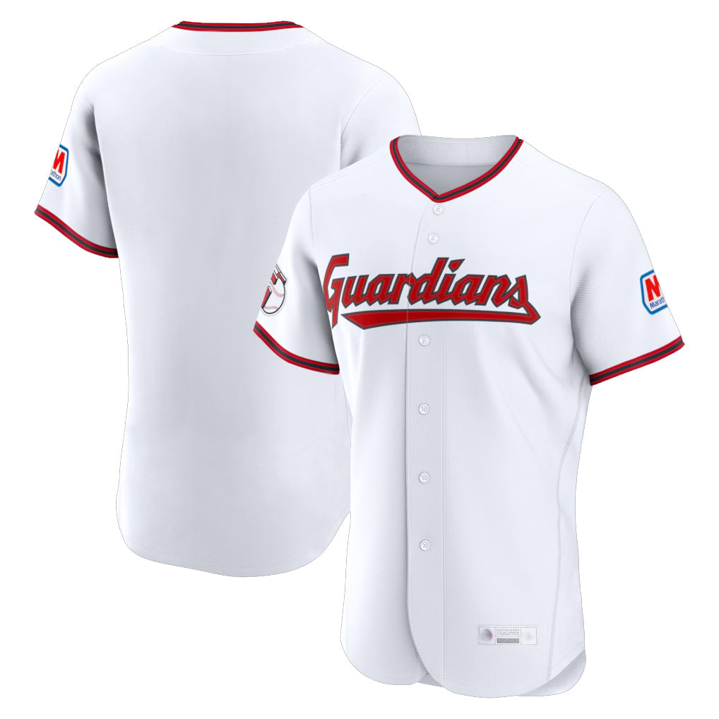 harde C.Guardians White Limited Elite Home Blank Player Stitched Jerseys