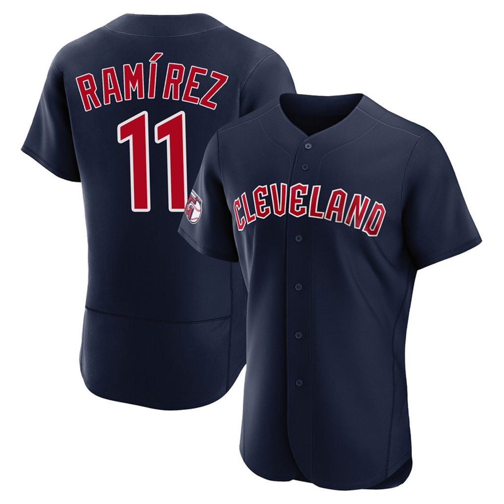 harde C.Guardians #11 Jose Ramirez Player Navy Limited Elite Home Stitched Jerseys