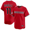 harde C.Guardians #11 Jose Ramirez Player Red Limited Home Stitched Jerseys