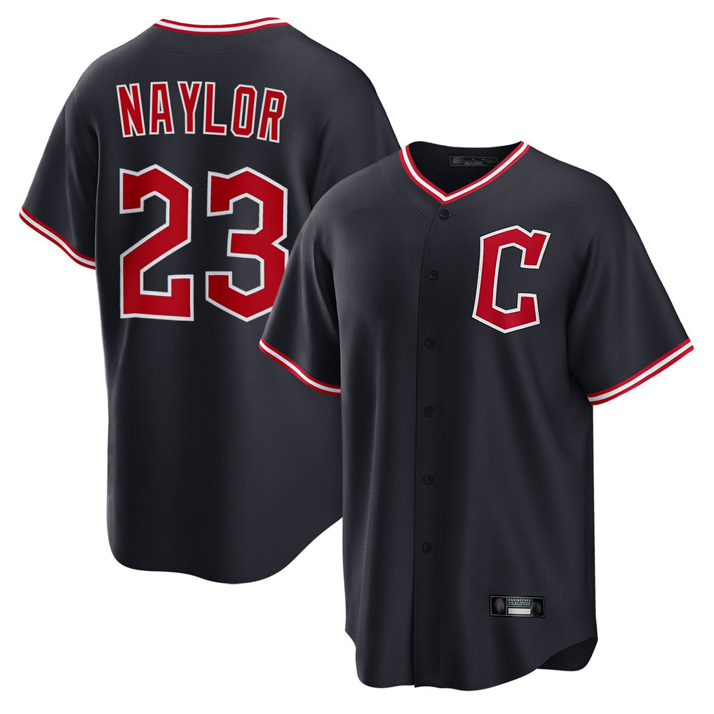 harde C.Guardians #23 Bo Naylor Player Navy Home Game Stitched Jerseys