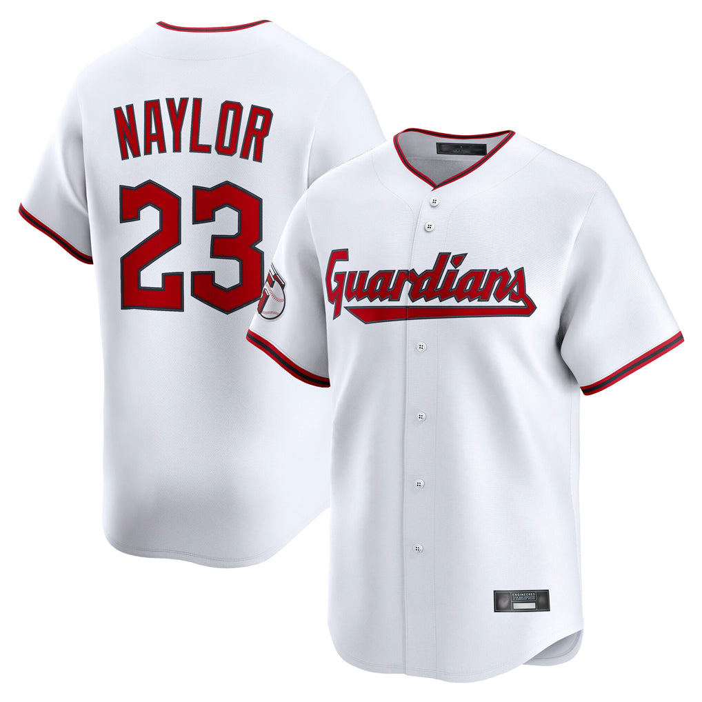 harde C.Guardians #23 Bo Naylor Player White Limited Home Game Stitched Jerseys