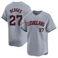 harde C.Guardians #27 Austin Hedges Player Gray Road Limited Home Stitched Jerseys