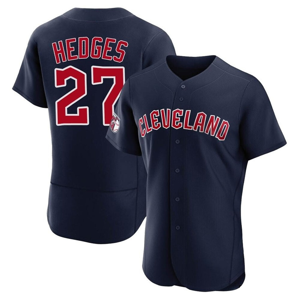 harde C.Guardians #27 Austin Hedges Player Navy Limited Elite Home Stitched Jerseys