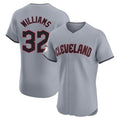 harde C.Guardians #32 Gavin Williams Player Gray Road Limited Elite Home Stitched Jerseys