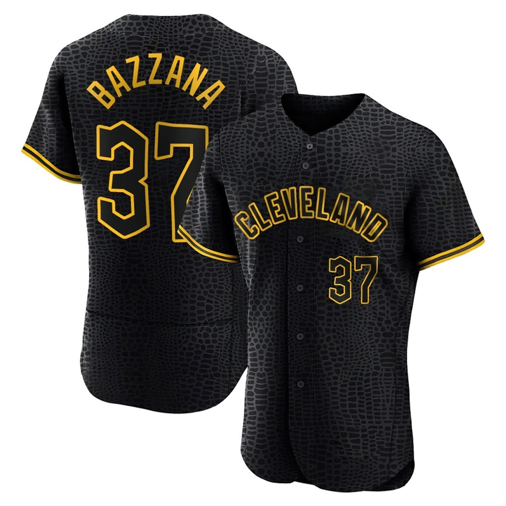 harde C.Guardians #37 Travis Bazzana Player Black Snake Skin City Limited Elite Home Stitched Jerseys