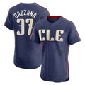 harde C.Guardians #37 Travis Bazzana Player Navy City Connect Limited Elite Home Stitched Jerseys
