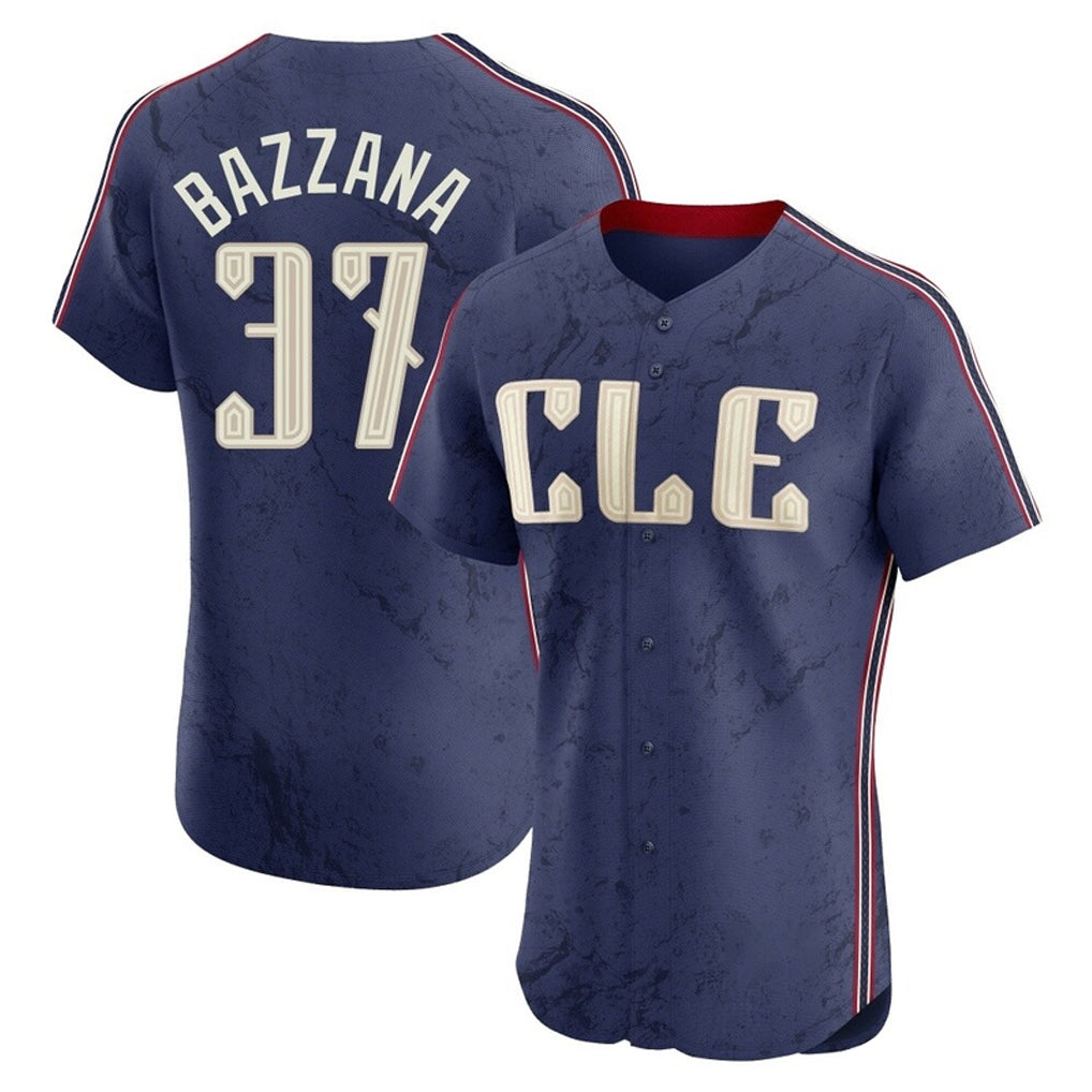 harde C.Guardians #37 Travis Bazzana Player Navy City Connect Limited Elite Home Stitched Jerseys