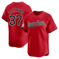 harde C.Guardians #37 Travis Bazzana Player Red Limited Home Stitched Jerseys