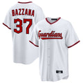 harde C.Guardians #37 Travis Bazzana Player White Game Home Stitched Jerseys