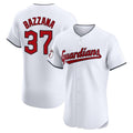 harde C.Guardians #37 Travis Bazzana Player White Limited Elite Home Stitched Jerseys
