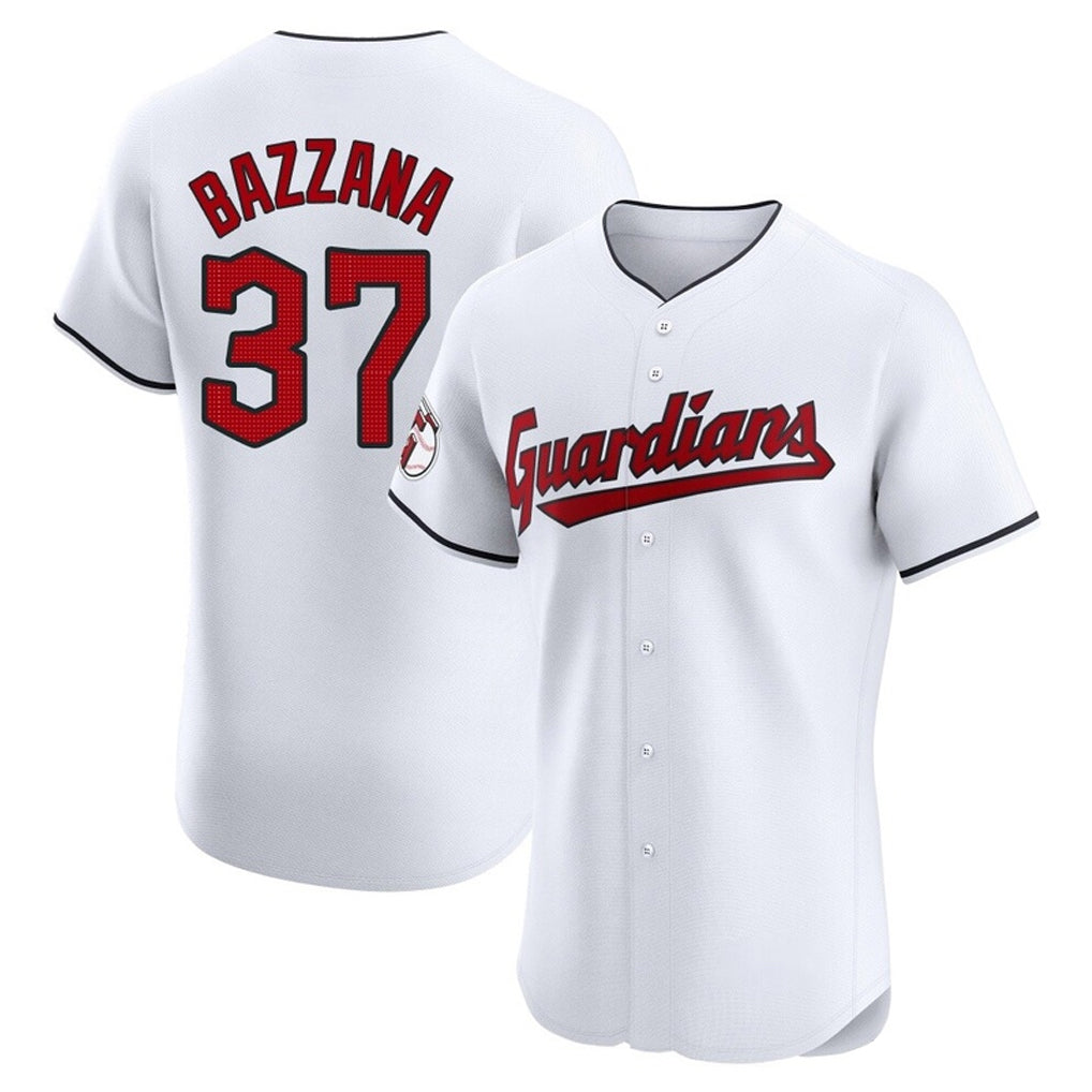harde C.Guardians #37 Travis Bazzana Player White Limited Elite Home Stitched Jerseys