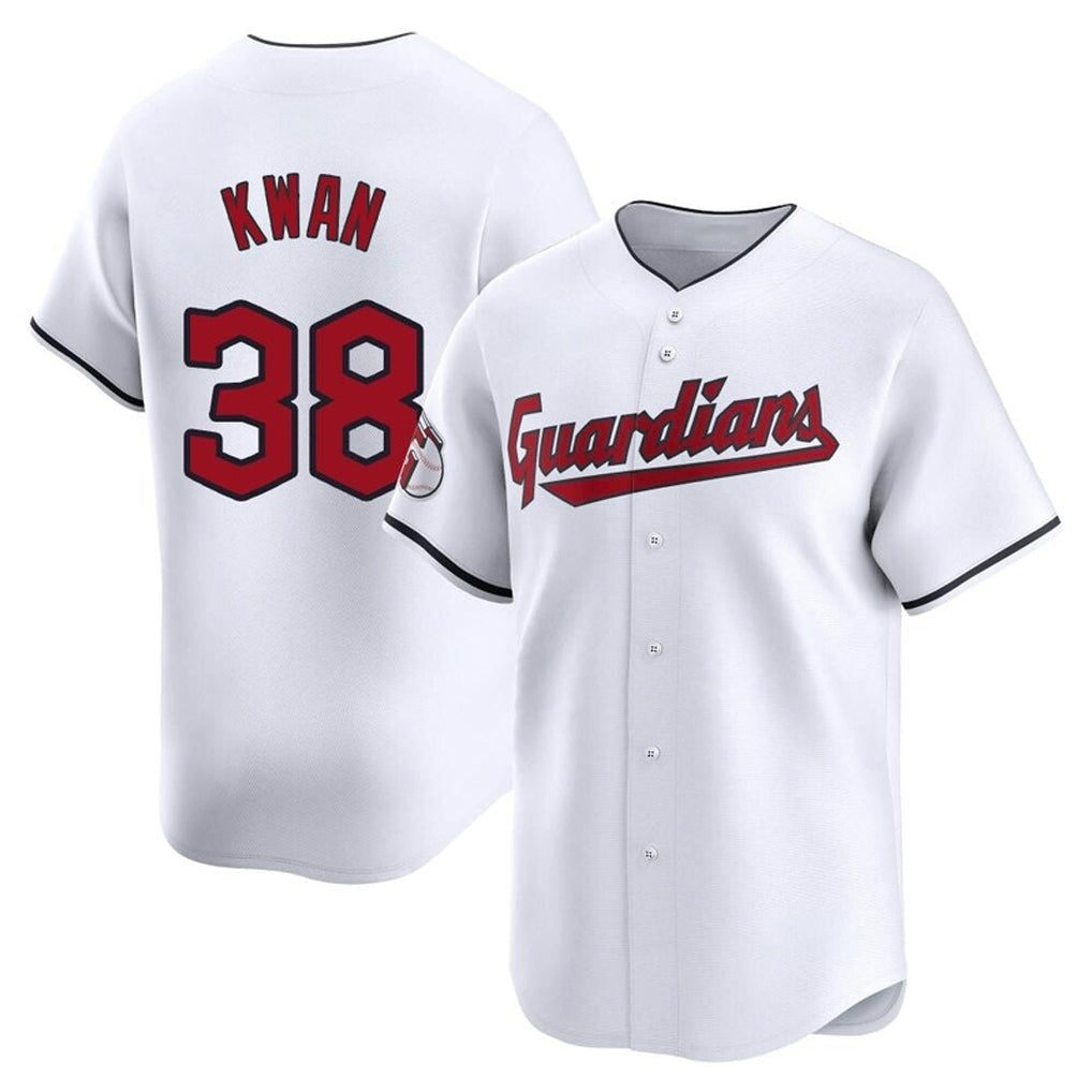 harde C.Guardians #38 Steven Kwan Player White Limited Home Stitched Jerseys