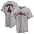 harde C.Guardians #4 Brayan Rocchio Player Gray Game Home Stitched Jerseys