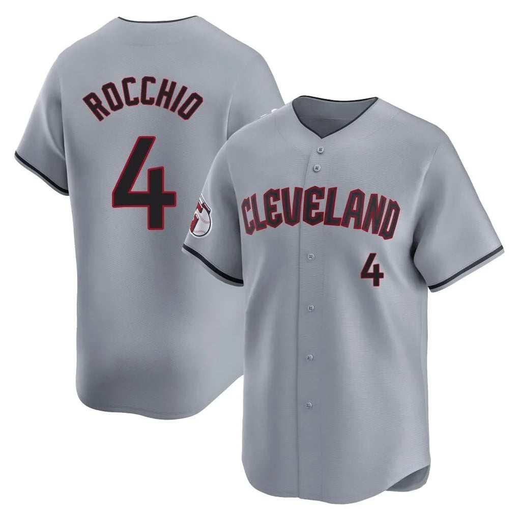 harde C.Guardians #4 Brayan Rocchio Player Gray Road Limited Home Stitched Jerseys