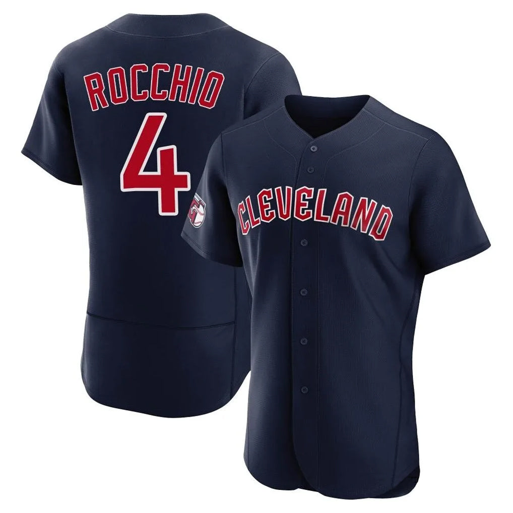 harde C.Guardians #4 Brayan Rocchio Player Navy Limited Elite Home Stitched Jerseys